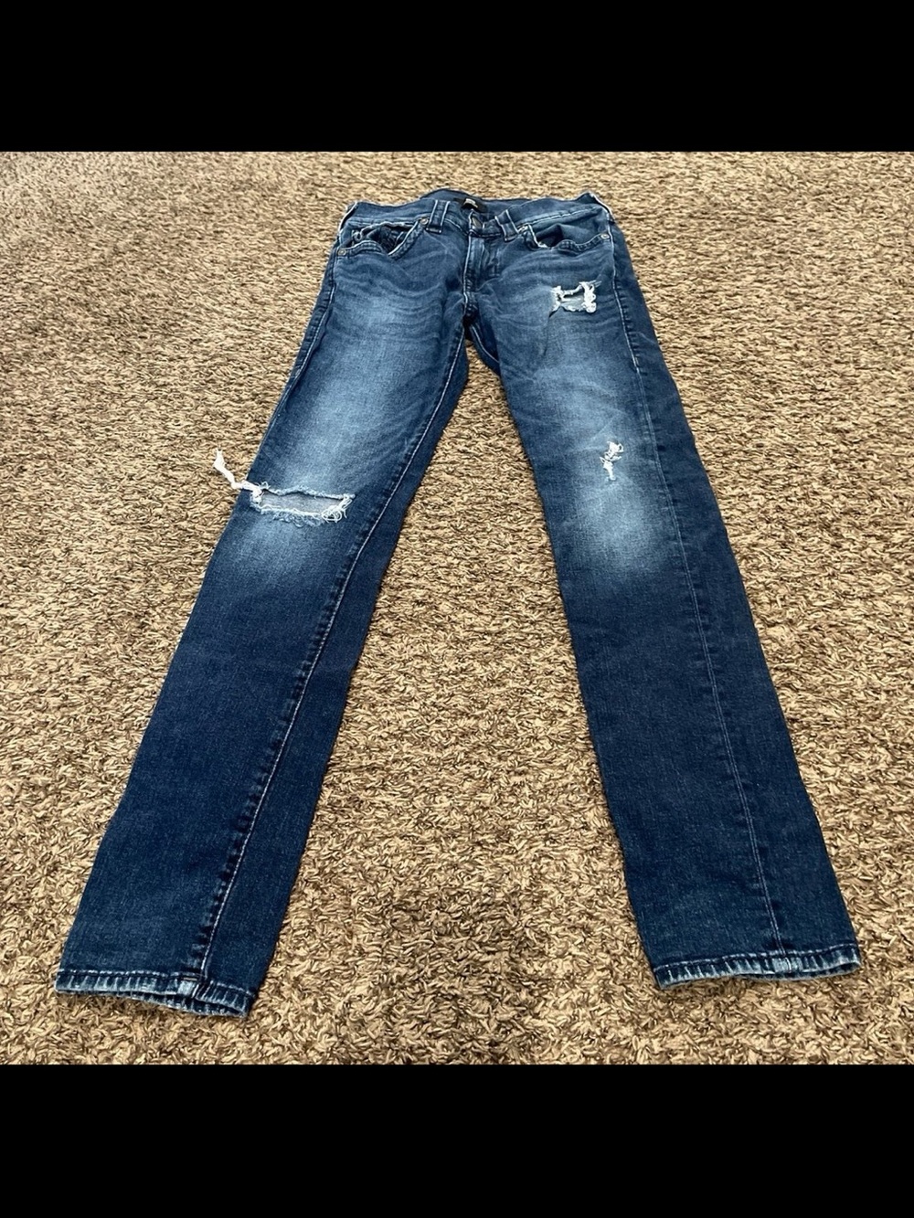 True religion Rocco relaxed, skinny jeans size 30